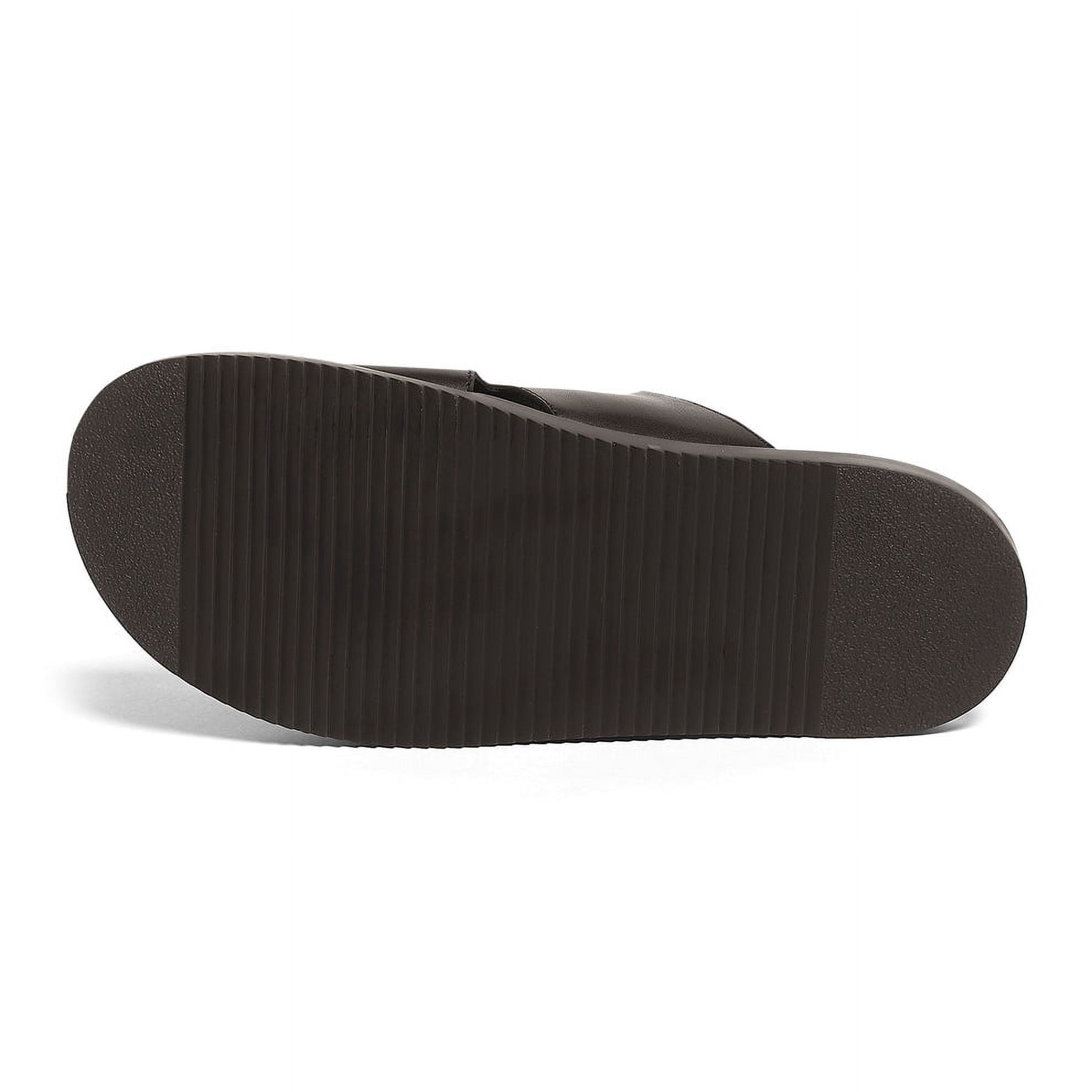 NEW Anthony Veer Marrkesh slide sandals black leather Me\'s size 13 Amalfi Sandal // Obsidian Black – Anthony Veer main image 3