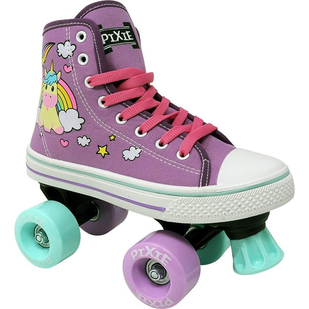 Lenexa Roller Skates for Girls Pixie Unicorn Kids Quad Roller Skate