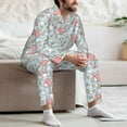 thumbnail image 7 of Balery Cute Rabbit And Heart Pattern Pajama Sets for Men Long Sleeve 2 Piece Sleepwear Loungewear Sets Soft PJ's with Pockets Long Sleeve Comfy Pj Sets-Medium, 7 of 7
