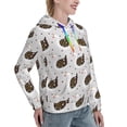 thumbnail image 6 of Lsque Cute Swan Pattern Casual Women's Hoodie,Hooded Sweatshirt with Kangaroo Pocket,Pullover Hoodie with Eye-catching Drawstrings-Small, 6 of 7