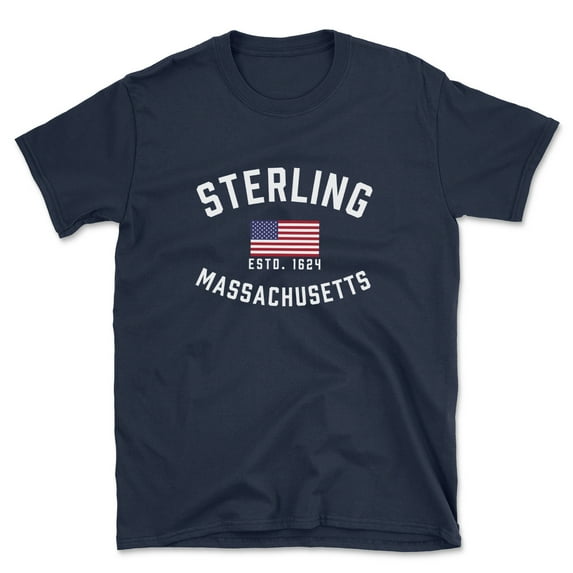 Sterling Massachusetts Patriot Men's Cotton T-Shirt