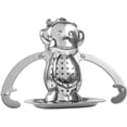 thumbnail image 1 of Tea Infuser, Cute Stainless Steel Loose Tea Leaf Infuser Ball Strainer Filter Diffuser Herbal Monkey,Tea Infuser to steep Loose Leaf Tea and Coffee, 1 of 8