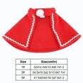 thumbnail image 3 of Manto Rojo Suave Y Duradero Resistente Al Desgaste Para Gatos, Ropa Navideña Para Mascotas, Seguro Para Mascotas Conejo, 3 of 7
