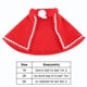 thumbnail image 3 of Manto Rojo Suave Y Duradero Resistente Al Desgaste Para Gatos, Ropa Navideña Para Mascotas, Seguro Para Mascotas Conejo, 3 of 7