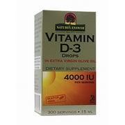 Nature's Answer Gouttes de vitamine D-3, 4000 UI, 0,5 oz