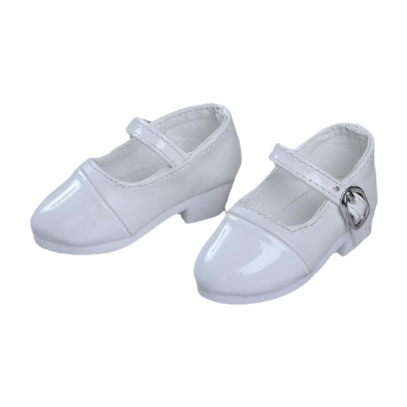 LeeQinersw 1:4 Action Figures Round Head Shoes Handmade Mini Doll Shoes DIY Fashion Female