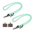 thumbnail image 1 of Unique Bargains Phone Lanyard with Lanyard Patch, Mint Green, 2 Pack, 1 of 4