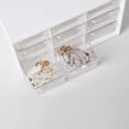 thumbnail image 4 of 9 Grids Desktop Storage Box Jewelry Drawer Dust-proof Woman Girl Pearl Beads Storage Boxes Plastic Cosmetic Earrings Makeup Container Organizer, 4 of 7