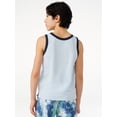 thumbnail image 4 of Free Assembly Boys Cotton Jersey Tank Tops, 2 Pack, Sizes 4-18, 4 of 7