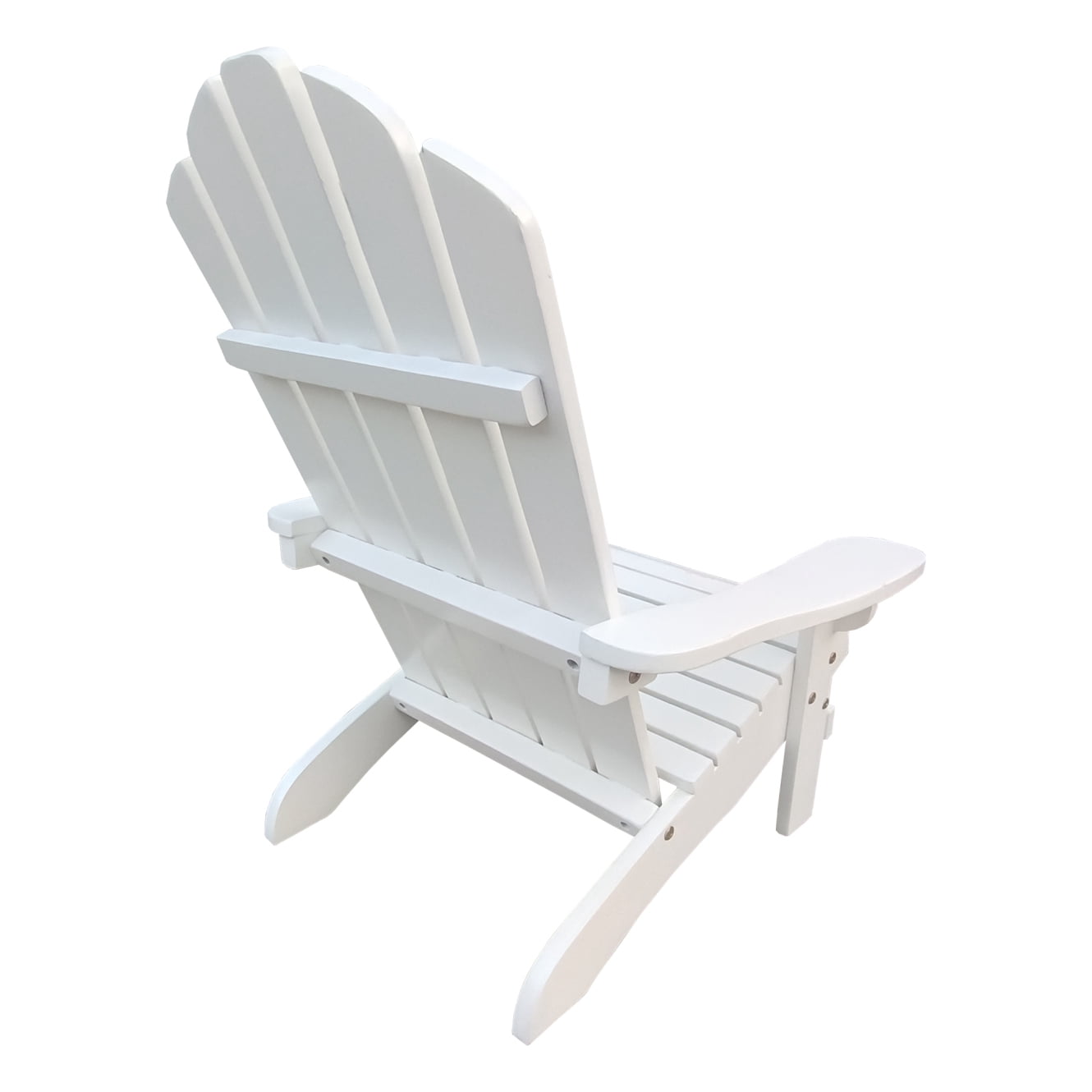 Kids Patio Chair Outdoor Furniture, Adirondack Chair with Armrests and High Slat Backrest, Wood Accent Lounge Chair for Garden Backyard Porch Outdoor, Easy to Assembly
