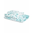 thumbnail image 2 of Turquoise Polka Dot Towel Set of 3, Soft Microfiber Bath Towels, Hand Towel, Washcloths, Modern Art Abstract Watercolor Dot Quick-Dry Absorbent Towels for Bathroom Kitchen Hotel Beach Gym Spa, 2 of 7