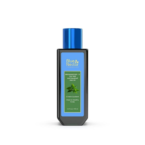 Blue Nectar Briganantadi - D Tea Tree Anti Dandruff Hair Oil