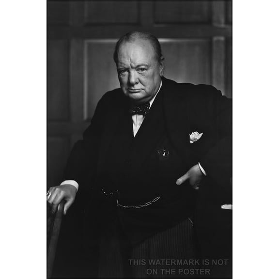 24"x36" Gallery Poster, sir winston churchill p1
