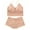 Beige, variant on YEJIMAN Underwear for Women Female Lace Seamless Vest Ultrathin Padded Bra Sets Ladies Underwear Brief Set Lingerie Sets