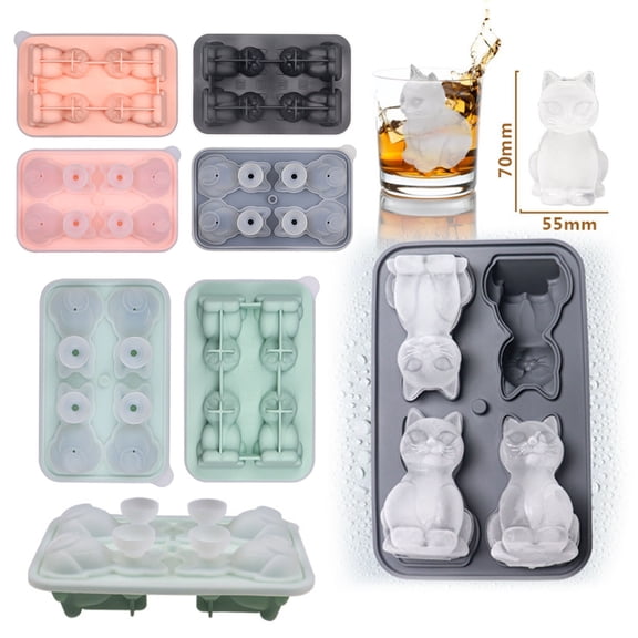 VBODN Ice Cube Trays for Freezer,Ice Trays for Freezer,Ice Cube Trays for Freezer Silicone