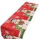thumbnail image 1 of Camino de mesa navideño Impresión de bandera Desgaste Bandera de mesa navideña de Navidad resistente a la suciedad para decoración de mantel navideño Modelo de muñeco de nieve, 1 of 12