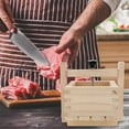 thumbnail image 3 of ORDDIART 1Pack Wood Meat Mold for Home Cooks Meat Press for Cooking, 3 of 5