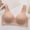 7-Watermelon Red, variant on YWDJ Bras for Women Plus Size Front Closure Sleep Bras No Wires Comfy Bras Wide Strap Full Coverage Push up Wrap Lounge Bras Padded Plus Size Comfort Bras Solid Comfortable Bras Beige XL