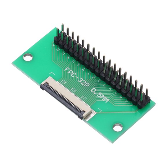 FFC FPC Connector Board 32 Pins 0.5mm Socket to 2.54mm Double Row Male Pin Header Strip Adapter