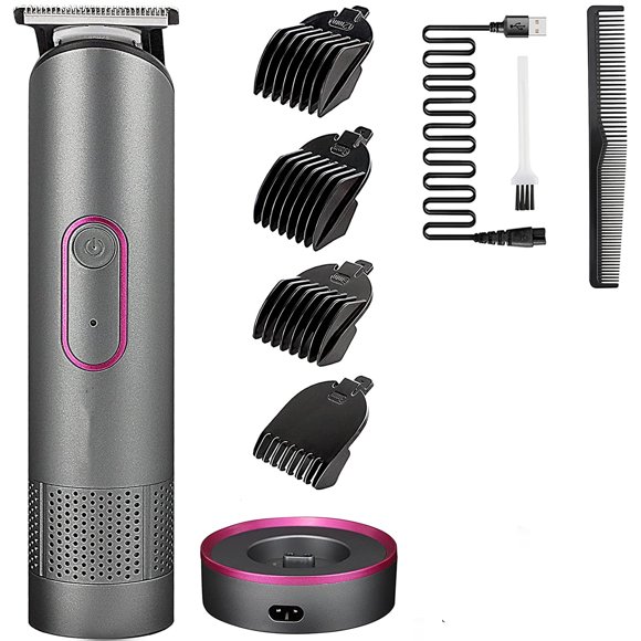Hair Trimmer For Women, Waterproof Bikini Trimmer, Rechargeable Pubic Hair Clippers And Trimmer, Home Hair Cut Kit, Cordless Barber Grooming Sets, Aurora Gray