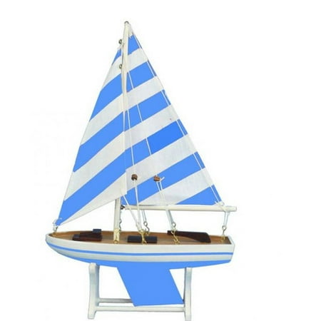 Handcrafted Nautical Decor It Floats Model (Best Small Sailboat To Learn On)