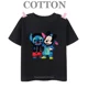 thumbnail image 3 of Camiseta de algodón para niños, camisetas de Disney Stitch y Mickey Mouse para niños, camisetas de verano a la moda, cuello redondo, camiseta informal de manga corta, 3 of 5
