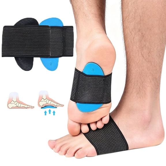 Arch Support Sleeves for Women & Men(1 Pair) Achy Feet Relief Arch Support Brace, Non-Slip Breathable – Plantar Fasciitis Relief Arch Band for Flat Feet, High Arches, All-Day Wear Morning to Night