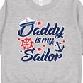 thumbnail image 3 of Inktastic My Daddy is My Sailor Toddler Sweatshirt, 3 of 4