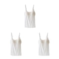 thumbnail image 3 of Camisola de yoga Qarigey Mujer Top Fitness Transpirable Multiusos Piel Cierre Suavidad Blanco L, 3 of 6