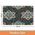 thumbnail image 4 of Modern Green 20x32 inch Floral Area Rug – Washable and Non-Slip Rug for Your Entryway, Bedroom, Living Room, Bathroom, or Laundry Room, 4 of 5