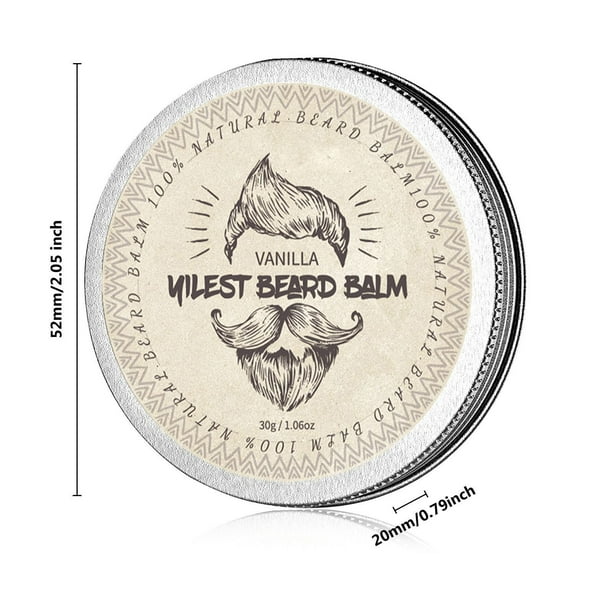 Crema para barba 30g para hombre. Cuidado hidratante y suavizante. Cera para barba.
