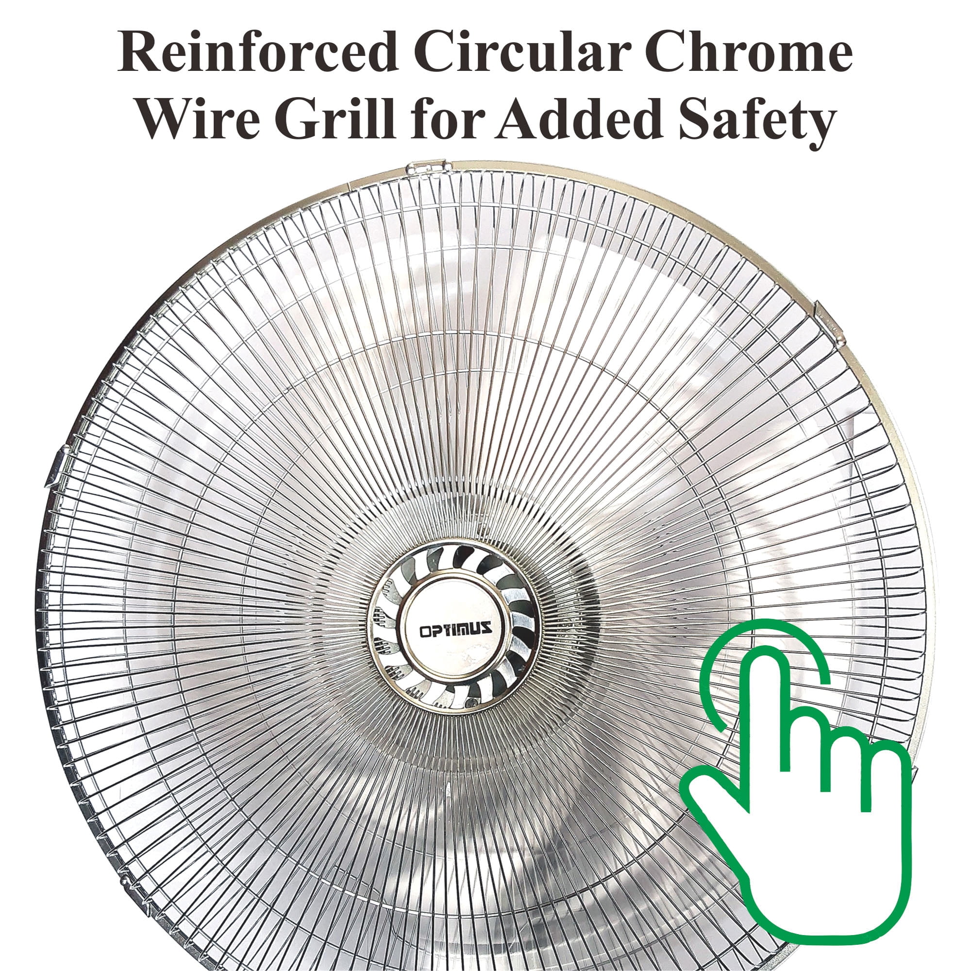 18" Industrial Grade High Velocity Oscillation Wall Fan