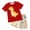 Red, variant on Teen Boy Clothes Toddler Baby Boys Summer Outfits Kids Dinosaur Print Short-sleeved Running Suit 1t 2t 3t 4t 5t 6t Tee & Shorts Set T Shirts Tops 2-Piece