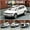 WHITE, variant on Classic VW Beetle Diecast Model Car 1:32 Scale, Retro Vintage Pull Back Alloy Toy with Openable Doors Desktop Decor Gift for Collectors & Boys