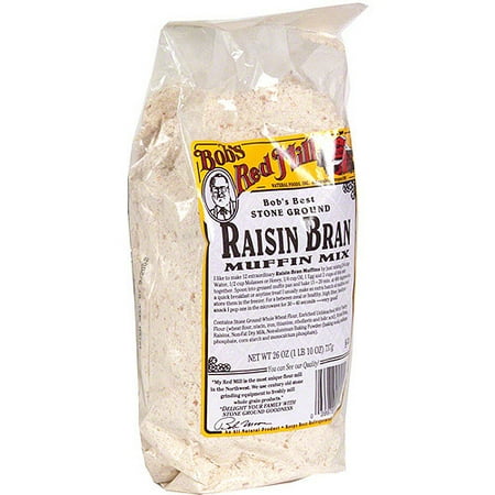 Bob's Red Mill Raisin Bran Muffin Mix 24 oz (Pack of 4)
