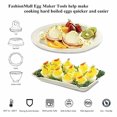 thumbnail image 3 of 6PCS Kitchen Egg Poacher Creative Multipurpose Egg Boiled Cup with Egg Separator, 3 of 10