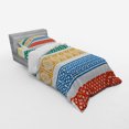 thumbnail image 3 of Ambesonne Ethnic Bedding Set 4 Pcs, Coloful Greek Tiles, Queen, Multicolor, 3 of 3