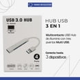 thumbnail image 2 of TRENDS REVOLUTION HUB USB | 3 en 1 Multicontacto USB Hub de Aluminio con 3 Puertos Multi USB | Compatible con Laptop, Memoria USB y más - Accesorios para Auto, 2 of 7