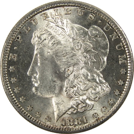 1881 S Morgan Dollar CH AU Choice About Uncirculated Silver $1 Coin