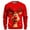 C-Red214, variant on Christmas Sweatshirt For Men Elk Print Crewneck Long Sleeve Loose Fit Pullover Top Xmas Reindeer Funny Holiday Tops