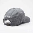 thumbnail image 6 of Womens and Mens USA Flag Embroidery Baseball Cap, Washed Vintage Cotton Unisex Dad Hat, Adjustable Casual American Flag Embroidered Cap for Daily Wear Outdoor Activities and Beach Vacation Grey, 6 of 7