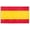 3x5 ft Nylon Flag, variant on AGAS Spain No Seal Courtesy Flag 12x18 inch Mini Spanish Flag Outdoor 200D Nylon Double Stitched Hem Never Rust Brass Grommets Canvas Header Spanish Nautical Boat Flag