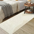 thumbnail image 2 of Modern Abstract Area Rug – Soft Low Pile Faux Wool Carpet – Non-Slip, Washable, Non-Shedding – Perfect for Living Room, Bedroom, 2 of 7