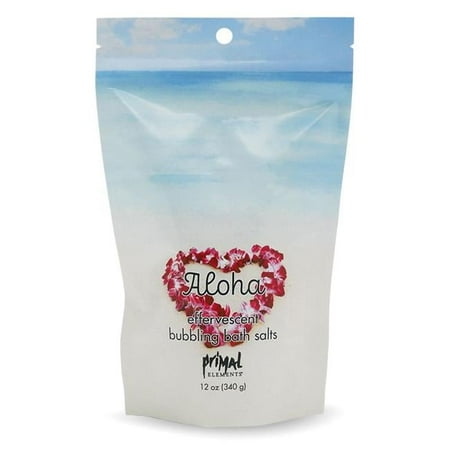 Primal Elements BBSALOHA 12 oz Bubbling Bath Salts-Aloha