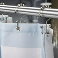 thumbnail image 2 of Ganchos para cortina de ducha resistentes a la oxidación, fácil instalación y extracción para el baño, diseño de ganchos dobles de deslizamiento suave para cortina de ducha y revestimiento, 2 of 6