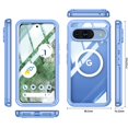 thumbnail image 2 of GANGXUN Magnetic Case for Google Pixel 9/9 Pro – Full-Body Protective Cover with Built-In Screen Protection,Drop-Resistant, 2 of 4
