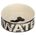 thumbnail image 4 of PetRageous Vintage 6 inch 3.5 Cup Dog and Cat Food Bowl, Black, 4 of 7