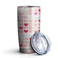 thumbnail image 2 of 20oz Tumbler with Lid and Straw Stainless Loving Heart Steel Vacuum Insulated Water Coffee Tumbler Cup, Double Wall Vacuum Insulated Travel Mug Reusable Tumblers for Ice Drinks, Hot Beverage, 2 of 7