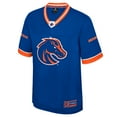 thumbnail image 2 of Men's Colosseum  Royal Boise State Broncos Nothing But The Hits Football Jersey, 2 of 3
