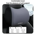 thumbnail image 6 of CxhicLuv Car Neck Pillow, Auto Headrest Cushion, 28cm Ergonomic Foam Soft Support, Car Comfort Accessories, Neck Fatigue Relief for Drivers, Long-Distance Travelers, Gray, 6 of 6